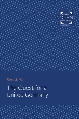 Váli / Vali |  The Quest for a United Germany | eBook | Sack Fachmedien