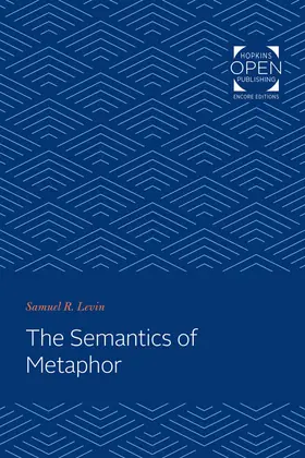 Levin |  The Semantics of Metaphor | Buch |  Sack Fachmedien