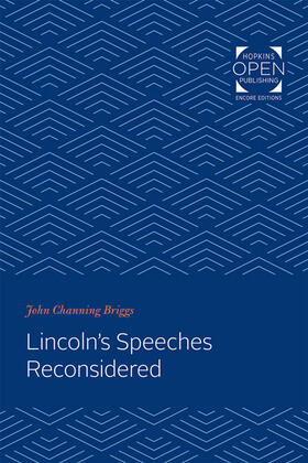 Briggs |  Lincoln's Speeches Reconsidered | Buch |  Sack Fachmedien
