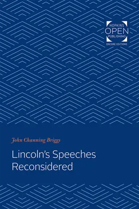 Briggs |  Lincoln's Speeches Reconsidered | eBook | Sack Fachmedien