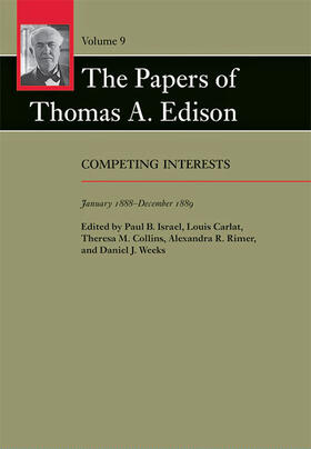 Edison / Israel / Carlat |  The Papers of Thomas A. Edison | Buch |  Sack Fachmedien