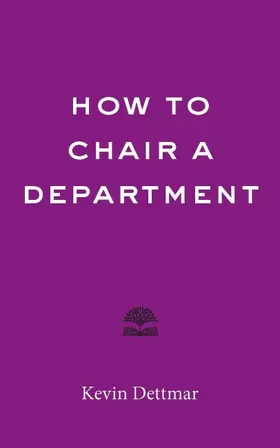 Dettmar |  How to Chair a Department | Buch |  Sack Fachmedien