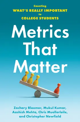 Bleemer / Kumar / Mehta |  Metrics That Matter | eBook | Sack Fachmedien