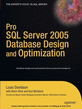 Windisch / Kline / Davidson |  Pro SQL Server 2005 Database Design and Optimization | eBook | Sack Fachmedien