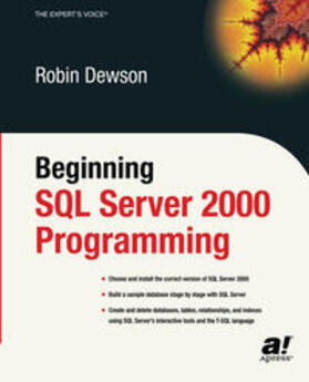 Dewson |  Beginning SQL Server 2000 Programming | eBook | Sack Fachmedien