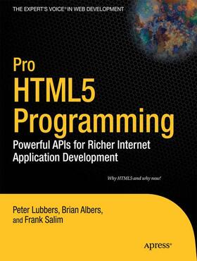 Lubbers / Albers / Salim |  Pro HTML5 Programming | Buch |  Sack Fachmedien