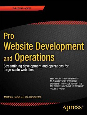 Sacks |  Pro Website Development and Operations | Buch |  Sack Fachmedien