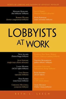 Leech |  Lobbyists at Work | Buch |  Sack Fachmedien