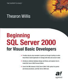 Willis |  Beginning SQL Server 2000 for Visual Basic Developers | eBook | Sack Fachmedien