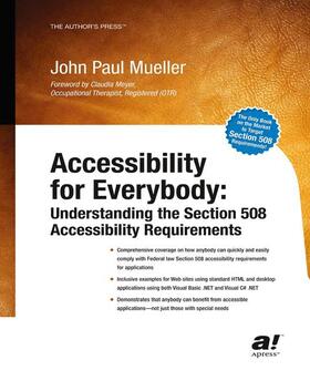 Mueller |  Accessibility for Everybody | Buch |  Sack Fachmedien