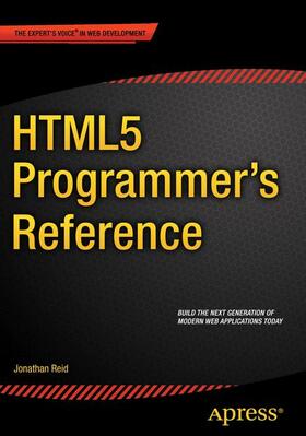 Reid |  HTML5 Programmer's Reference | Buch |  Sack Fachmedien