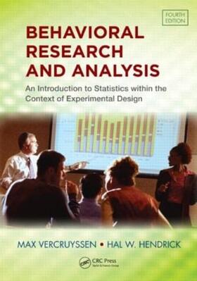 Vercruyssen / Hendrick |  Behavioral Research and Analysis | Buch |  Sack Fachmedien