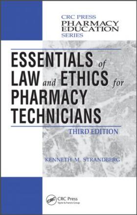 Strandberg |  Essentials of Law and Ethics for Pharmacy Technicians | Buch |  Sack Fachmedien