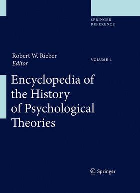 Rieber |  Encyclopedia of the History of Psychological Theories | Buch |  Sack Fachmedien