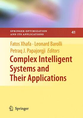 Xhafa / Barolli / Papajorgji |  Complex Intelligent Systems and Their Applications | Buch |  Sack Fachmedien