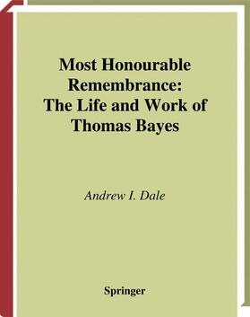 Dale |  Most Honourable Remembrance | Buch |  Sack Fachmedien