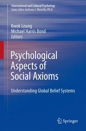Bond / Leung |  Psychological Aspects of Social Axioms | Buch |  Sack Fachmedien