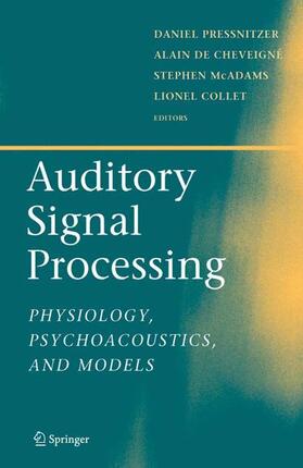 Pressnitzer / Collet / de Cheveigne |  Auditory Signal Processing | Buch |  Sack Fachmedien