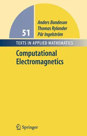 Bondeson / Ingelström / Rylander |  Computational Electromagnetics | Buch |  Sack Fachmedien