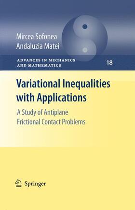 Sofonea / Matei |  Variational Inequalities with Applications | Buch |  Sack Fachmedien