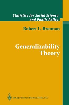 Brennan |  Generalizability Theory | Buch |  Sack Fachmedien