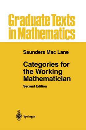 Mac Lane |  Categories for the Working Mathematician | Buch |  Sack Fachmedien