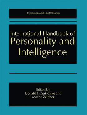 Zeidner / Saklofske |  International Handbook of Personality and Intelligence | Buch |  Sack Fachmedien