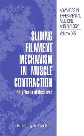 Sugi |  Sliding Filament Mechanism in Muscle Contraction | Buch |  Sack Fachmedien