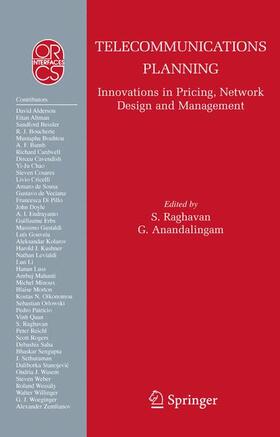 Anandalingam / Raghavan |  Telecommunications Planning | Buch |  Sack Fachmedien