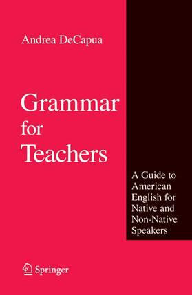DeCapua |  Grammar for Teachers | Buch |  Sack Fachmedien