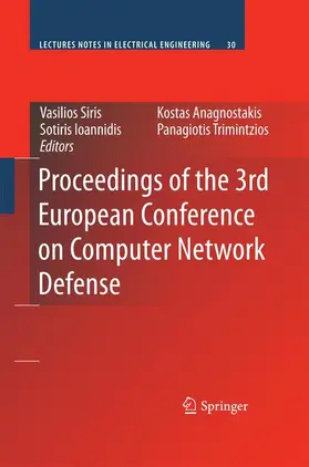 Siris / Trimintzios / Ioannidis |  Proceedings of the 3rd European Conference on Computer Network Defense | Buch |  Sack Fachmedien