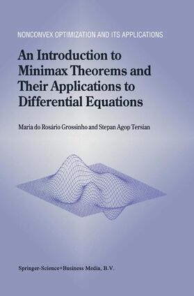 Tersian / do Rosário Grossinho |  An Introduction to Minimax Theorems and Their Applications to Differential Equations | Buch |  Sack Fachmedien