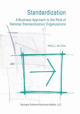 Vries |  Standardization: A Business Approach to the Role of National Standardization Organizations | Buch |  Sack Fachmedien