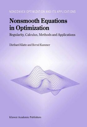 Kummer / Klatte |  Nonsmooth Equations in Optimization | Buch |  Sack Fachmedien