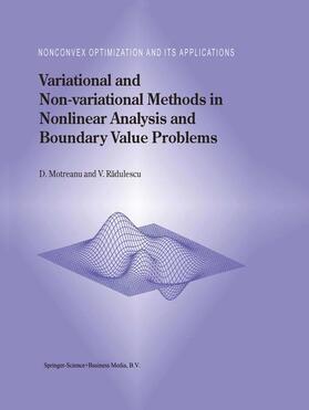 Radulescu / Motreanu |  Variational and Non-variational Methods in Nonlinear Analysis and Boundary Value Problems | Buch |  Sack Fachmedien