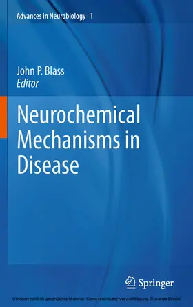 Blass |  Neurochemical Mechanisms in Disease | eBook | Sack Fachmedien