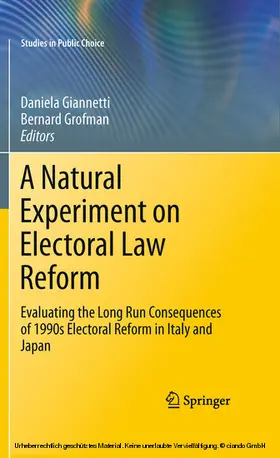 Giannetti / Grofman | A Natural Experiment on Electoral Law Reform | E-Book | sack.de