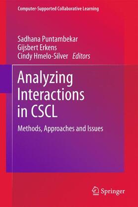 Puntambekar / Erkens / Hmelo-Silver |  Analyzing Interactions in CSCL | Buch |  Sack Fachmedien