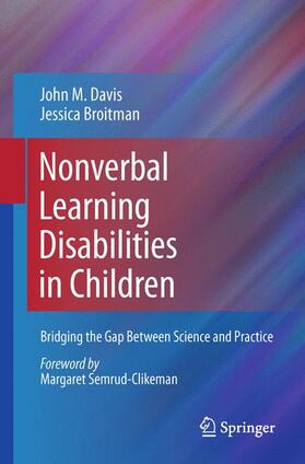 Davis / Broitman |  Nonverbal Learning Disabilities in Children | Buch |  Sack Fachmedien