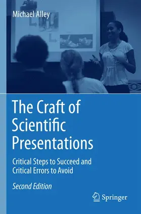 Alley |  The Craft of Scientific Presentations | Buch |  Sack Fachmedien