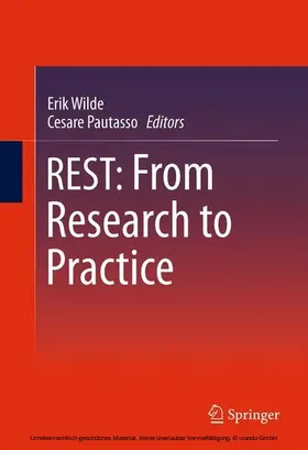 Wilde / Pautasso |  REST: From Research to Practice | eBook | Sack Fachmedien