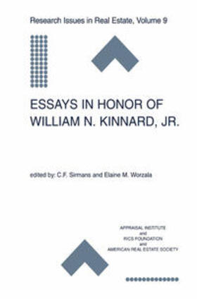 Sirmans / Worzala |  Essays in Honor of William N. Kinnard, Jr. | eBook | Sack Fachmedien