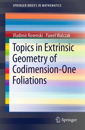 Rovenski / Walczak |  Topics in Extrinsic Geometry of Codimension-One Foliations | Buch |  Sack Fachmedien