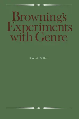 Hair | Browning's Experiments with Genre | E-Book | sack.de