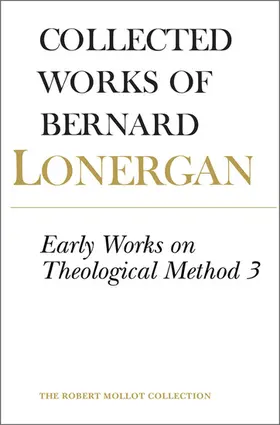 Lonergan / Doran, S.J. / Doran |  Early Works on Theological Method 3 | eBook | Sack Fachmedien