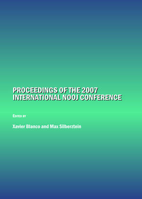 Blanco / Silberztein |  Proceedings of the 2007 International NooJ Conference | Buch |  Sack Fachmedien