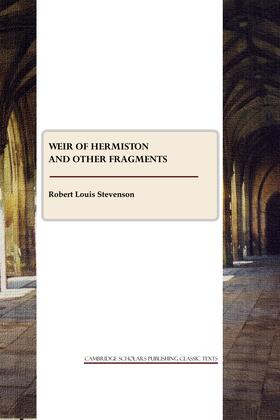 Stevenson |  Weir of Hermiston and other fragments | Buch |  Sack Fachmedien