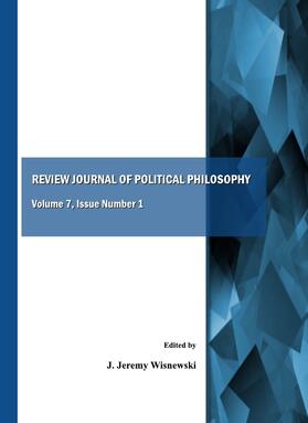 Wisnewski |  Review Journal of Political Philosophy Volume 7, Issue Number 1 | Buch |  Sack Fachmedien