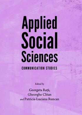 Rata / Clitan / Runcan |  Applied Social Sciences | Buch |  Sack Fachmedien