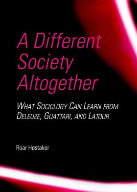 Høstaker |  A Different Society Altogether | Buch |  Sack Fachmedien